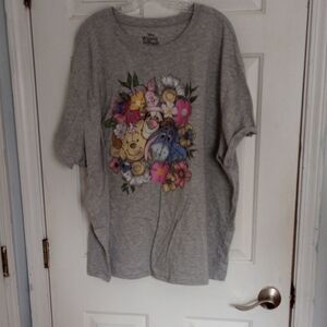 Torrid Gray Tee with Colorful Character Print